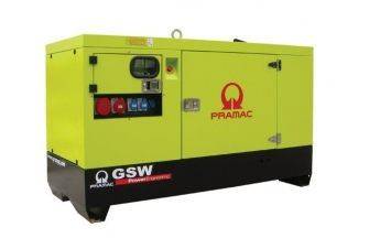 Дизель генератор 30 квт Pramac GSW45P в кожухе